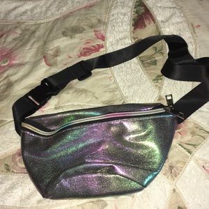 Silver fanny pack